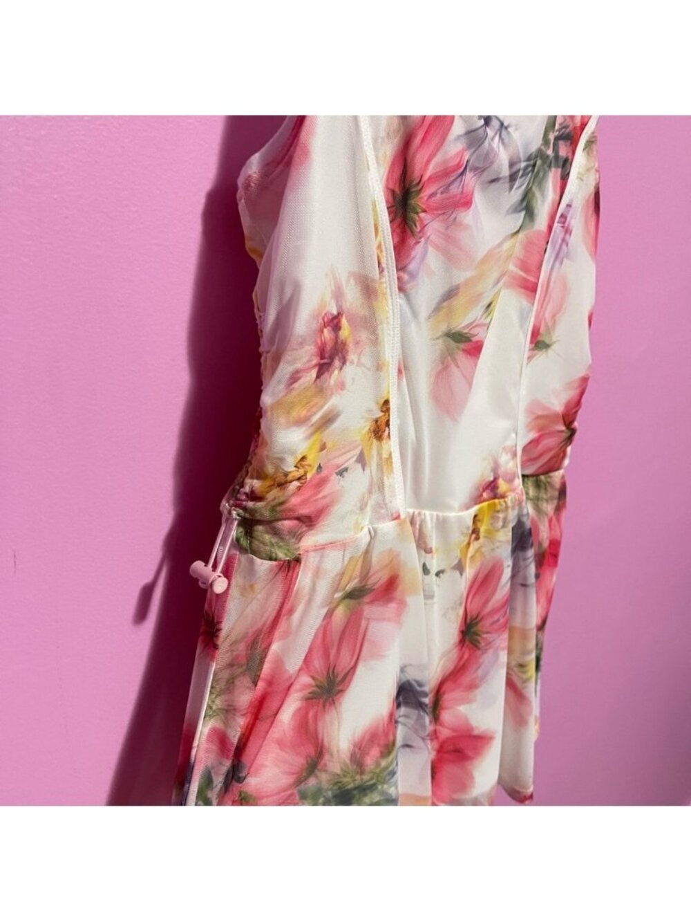 Daily Practice by Anthropologie Floral Scoop Neck Dress Romper Size Small‎ - Picture 6 of 11